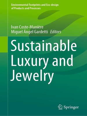 cover image of Sustainable Luxury and Jewelry